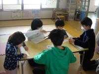 舘矢間小学校　保育所交流５年生