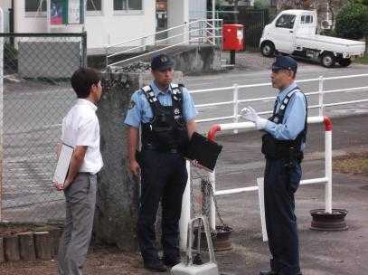 警察巡回の様子