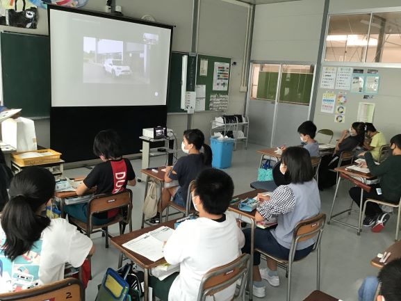 リモート見学の様子