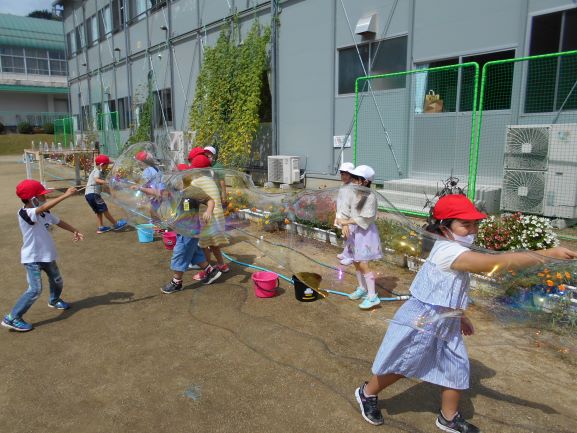 水遊びの様子