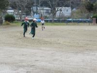 金山小学校の1・2年生持久走記録会