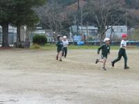 金山小学校の1・2年生持久走記録会