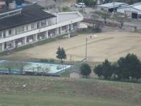 金山小学校、閉校記念全校遠足(小富士山おふじやま登山)