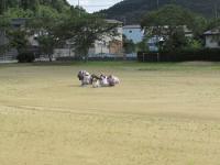 金山小学校の抜き打ちショート避難訓練(地震)