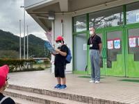 金山小学校の1～4年生の校外学習（うみの杜水族館～学校到着）