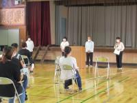 金山小学校の学習参観・全体会・懇談会